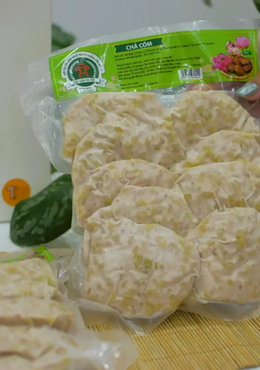 Chả cốm tươi